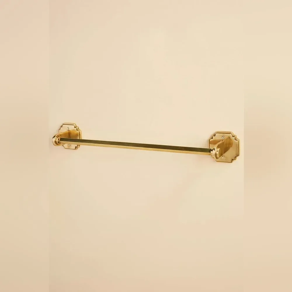 New Anthropologie Raina Brass Towel Bar